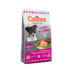 CALIBRA DOG PREMIUM PUPPY&JUNIOR SUCHA KARMA DLA PSA - 3KG